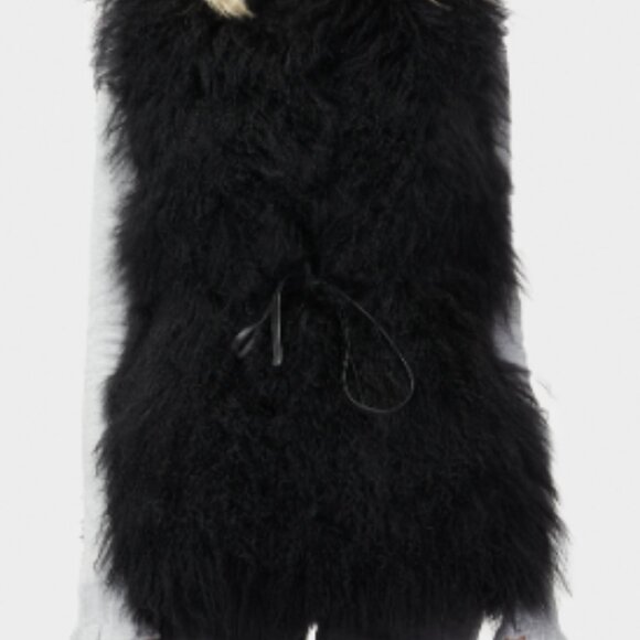 UGG MONGOLIAN SHEERLING VEST - Size S - Picture 1 of 5